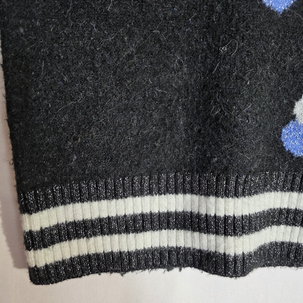 Soaked in Luxury knit Polka dots wool and alpaca blend Crew neck pull over - Picture 7 of 9